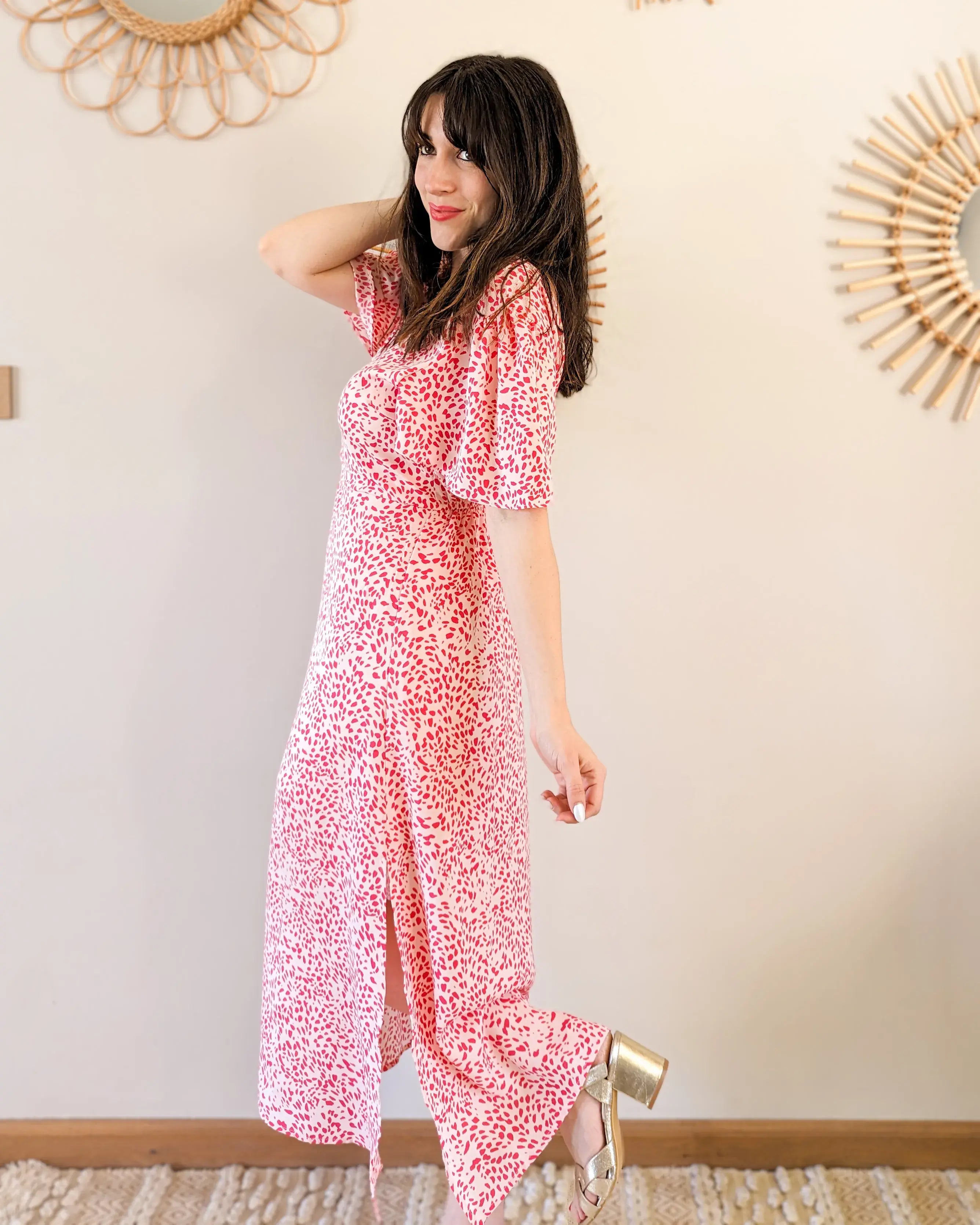 Robe longue à motifs - Sibylle