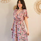Robe courte à fleurs - Rosa
