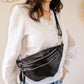Sac banane en cuir - Chuck noir