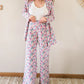 Veste blazer fleurie - Flavie