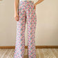 Pantalon fluide fleuri - Flavie