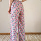 Pantalon fluide fleuri - Flavie