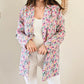 Veste blazer fleurie - Flavie