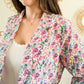 Veste blazer fleurie - Flavie