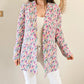 Veste blazer fleurie - Flavie
