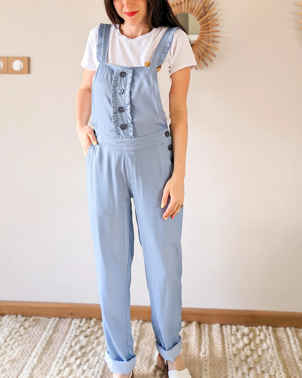 Salopette en jean fluide - Jenny