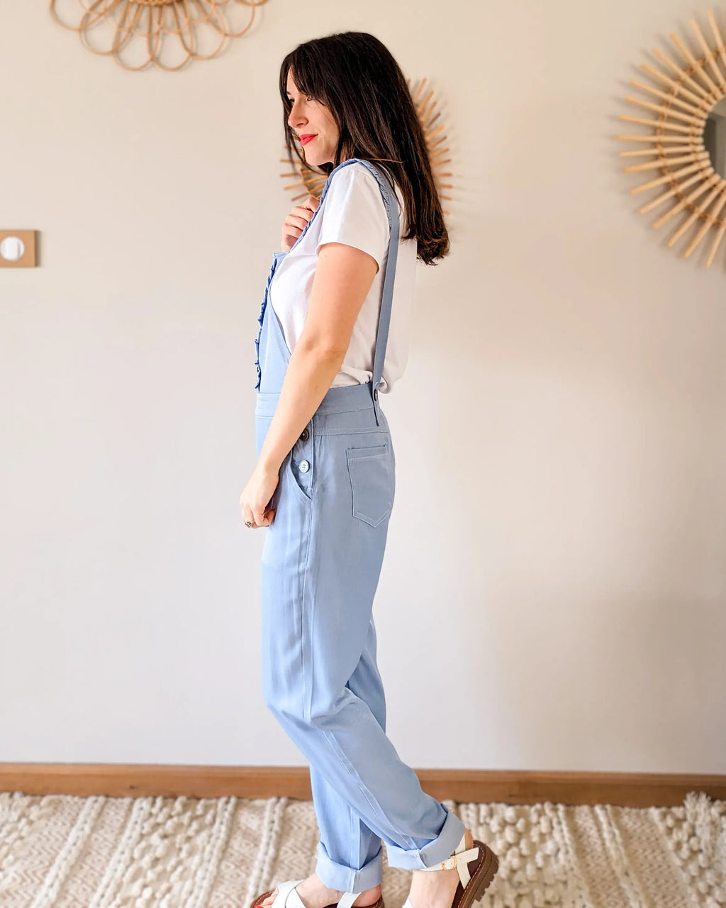 Salopette en jean fluide - Jenny