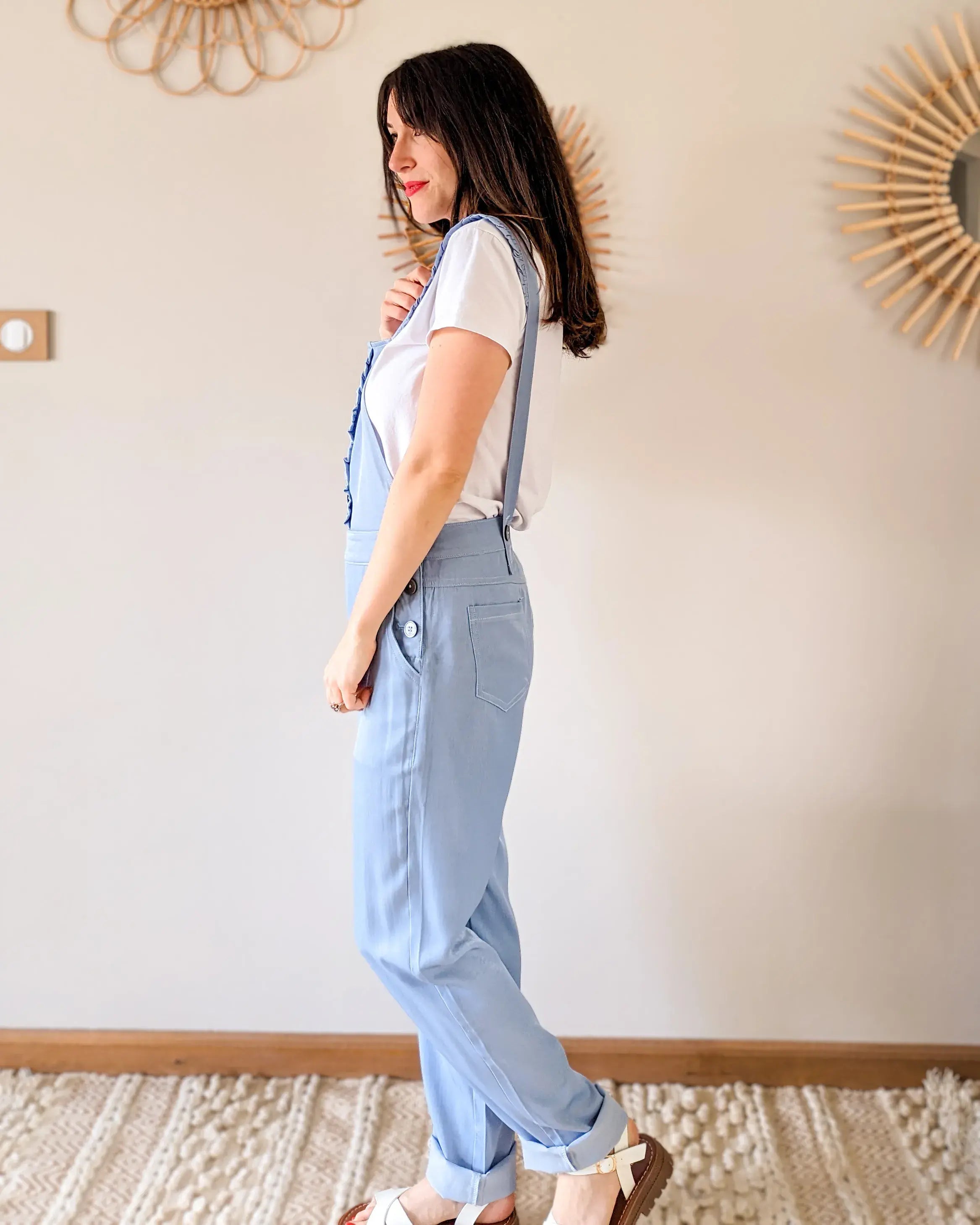 Salopette en jean fluide - Jenny