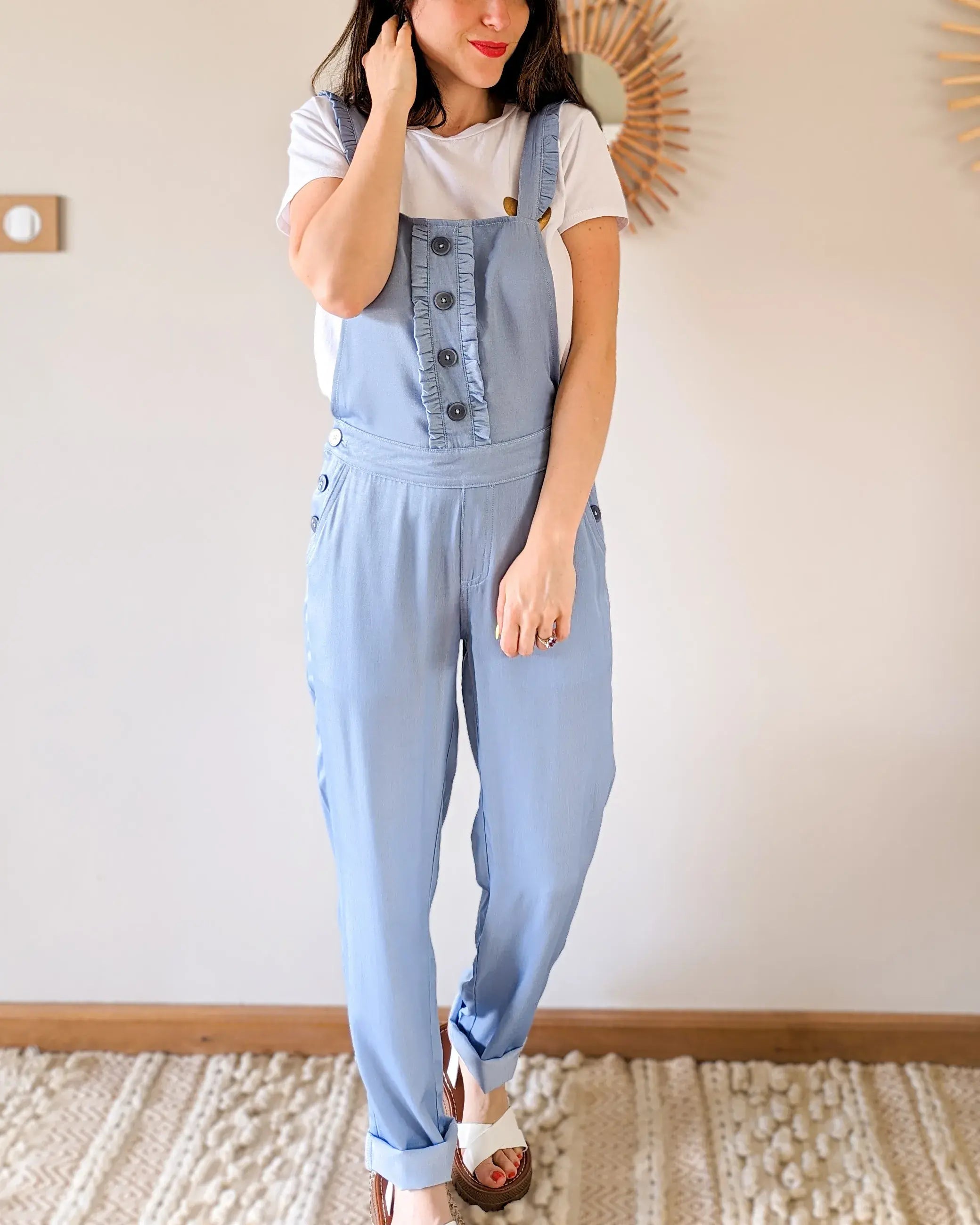 Salopette en jean fluide - Jenny